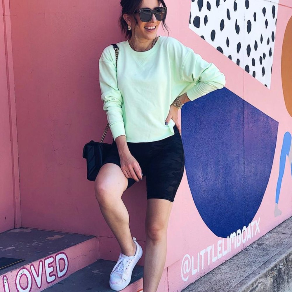 Colsie Neon Green Sweatshirt NWT 💚